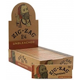 ZIG ZAG ROLL PAPER 1-1/4 24ct UNBLEACHED