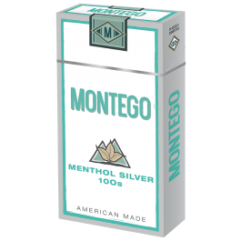 MONTEGO MENTHOL SILVER 100 BOX