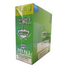 SWISHER SWEET CIG MINI 15/3PK GREEN SWEET