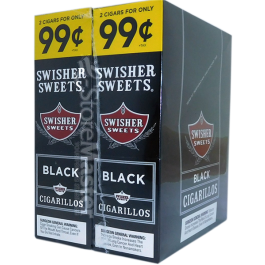 SWISHER SWEET CIG 2/99 BLACK
