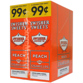SWISHER SWEET CIG 2/99 PEACH