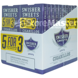 SWISHER SWEET CIG 5PK/20CT GRAPE