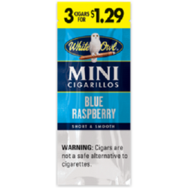 WHITE OWL CIG MINI 3/1.29 BLUE RASBERRY