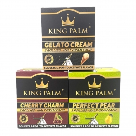KING PALM PERFECT PEAR CONES LEAF ROLL 20/2CT