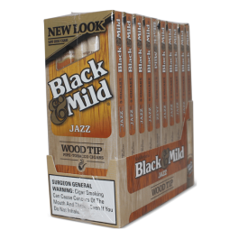 BLACK & MILD CIG 5PK JAZZ WOOD TIP