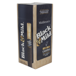 BLACK & MILD CIG 25ct CASINO WOOD TIP