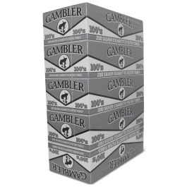 GAMBLER TUBE 5PK 100 SILVER