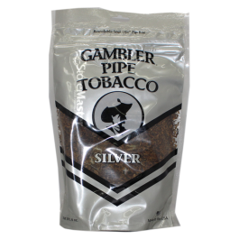 GAMBLER PIPE TOB 6oz SILVER