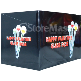 HAPPY VALENTINE ROSE 4"24ct