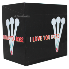 HAPPY VALENTINE ROSE 6"24ct