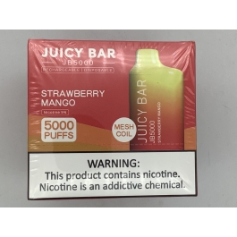 JUICY BAR 5000PUFF 10CT STRAWBERRY MANGO 
