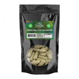 EARTH KRATOM 150CT CAPSULES GREEN HULU KAPUAS