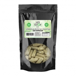 EARTH KRATOM 150CT CAPSULES WHITE MAENG DA
