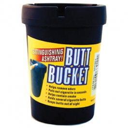 ASHTRAY BUTT BUCKET 6CT