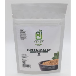 NJOY KRATOM 30GRAM GREEN MALAY POWDER 