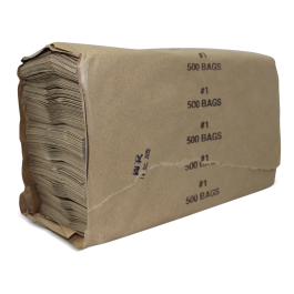 BROWN PAPER BAGS # 1/500ct