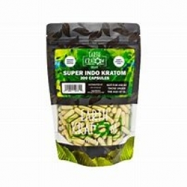 EARTH KRATOM 300CT CAPSULES SUPER INDO 