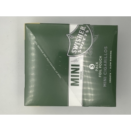 SWISHER SWEET CIG 3/1.29 MINI GREEN 