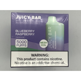 JUICY BAR 5000PUFF 10CT BLUEBERRY RASPBERRY 