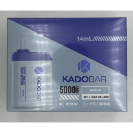 KADO BAR CLEAR 5CT/5000PUFF