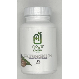 NJOY KRATOM WHITE MAENG DA 75CT CAPSULES