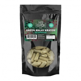 EARTH KRATOM 65CT CAPSULES GREEN MALAY