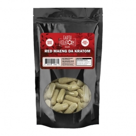 EARTH KRATOM 65CT CAPSULES RED MAENG DA
