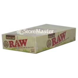 RAW ROLL PAPER 1-1/4 24ct ORGANIC HEMP