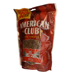 AMERICAN CLUB PIPE TOB 6oz RED