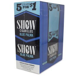 SHOW CIG 5/1.00 SPIRAL BLUE PALMA