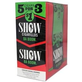 SHOW CIG 5/1.49 KIWI-STRAW BA BOOM