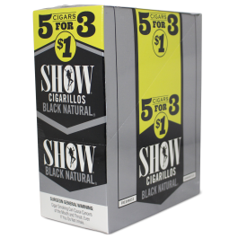 SHOW CIG 5/1.00 BLACK NATURAL