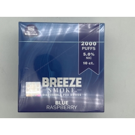 BREEZE PRO 2000PUFFS 10CT BLUE RASPBERRY
