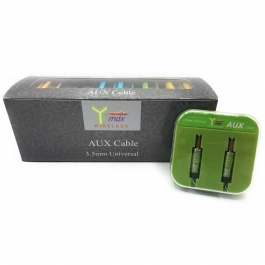 Y MAX CRYSTAL AUX CABLE 10CT