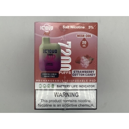 CLOUD AIR STRAWBERRY COTTON CANDY 5CT/7200PUFF
