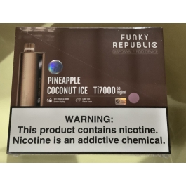 FUNKY REPUBLIC 5CT/TI7000 PINEAPPLE COCONUT ICE