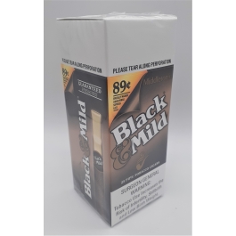 BLACK & MILD CIG 25ct 89C REGULAR