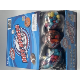HOT SPORTS GUM BALL 12 CT 