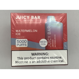 JUICY BAR 5000PUFF 10CT WATERMELON ICE 