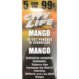 CITY LIFE CIG 5/.99 MANGO