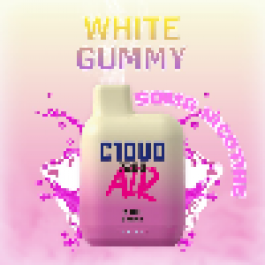 CLOUD AIR WHITE GUMMY 5CT/7200PUFF