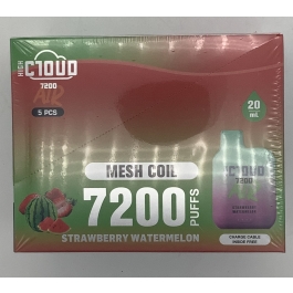 CLOUD AIR STRAWBERRY WATERMELON 5CT/7200PUFF