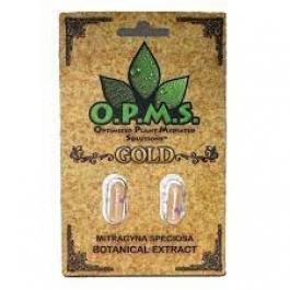 O.P.M.S. 10PK/2CT KRATOM CAPSULE GOLD