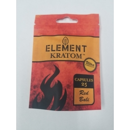 ELEMENT KRATOM 25CT CAPS RED BALI
