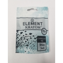 ELEMENT KRATOM 25CT CAPS WHITE INDO