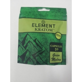 ELEMENT KRATOM 50CT CAPS GREEN MALAY