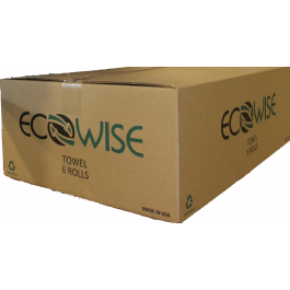 ECOWISE 12’’ JUMBO BATH TISSUE 6CT
