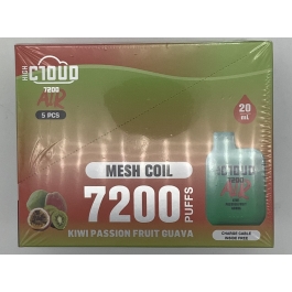 CLOUD AIR KIWI PASSION FRUIT GUAVA 5CT/7200PUFF