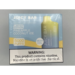 JUICY BAR 5000PUFF 10CT PINEAPPLE COCONUT ICE