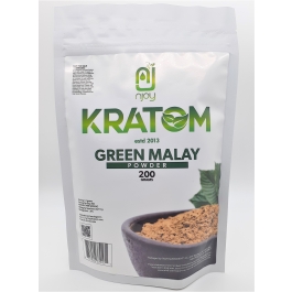 NJOY KRATOM 200GRAM GREEN MALAY POWDER 